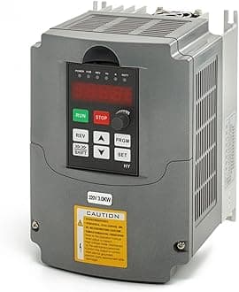 Huanyang VFD,Single to 3 Phase,Variable Frequency Drive,3kW 4HP 220V-230V Input/Output AC 13A for Motor/Spindle Speed Control,HY Series