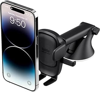 iOttie Easy One Touch 6 Universal Car Mount Dashboard & Windshield Suction Cup Phone Holder for iPhone Samsung, Google, All Smartphones