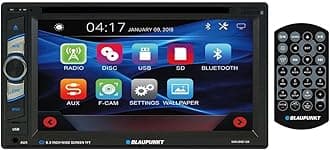 SANJOSE 120 6.2-Inch Touch Screen DVD Multimedia Car Stereo Receiver with Bluetooth