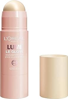 True Match Lumi Le Glow Highlighter Stick, Luminous, Satin, Glowy Highlighter for Face and Body, 635 Golden Couture, 0.17 Oz