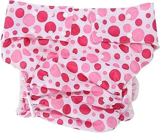 Washable Reusable Cloth Diapers for Adults, Adjustable Pocket Diaper Cover for Incontinence Care Protective Underwear for Elderly Men Women
