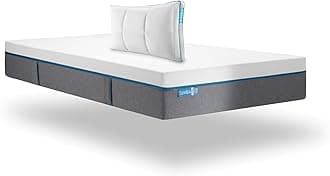 SimbaHybrid® Mattress Set - Single 90 x 190cm | Includes 1 x Hybrid Pillow | Simbatex® Foam & 1900 Aerocoil® Springs for Pressure Relief | 200 Night Trial