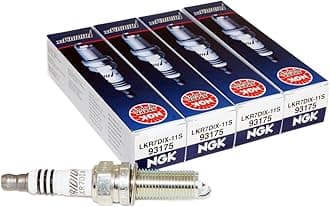 NGK LKR7DIX-11S Iridium IX Spark Plug (93175 Iridium Ix), 4 Pack