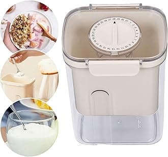 Greek Yogurt Strainer With Fine Mesh BPA-Free Large Stainless Steel Strainer - Makes Thick Creamy Yogurt, Soybean Milk, Kefir, Berries, Soup, Fruit Juice, Coffee