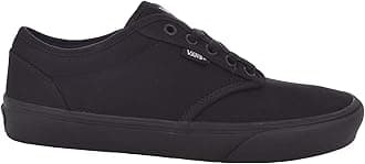 Men's Atwood Canvas Trainers, Black/Black, 10 UK
