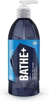 Q²M Bathe+ - Car Shampoo - Ceramic Car Wash Shampoo - pH Neutral - Strong Hydrophobic Protection & Slick Application Restores & Maintains Gloss, Car Cleaning Kit Products - 500ml