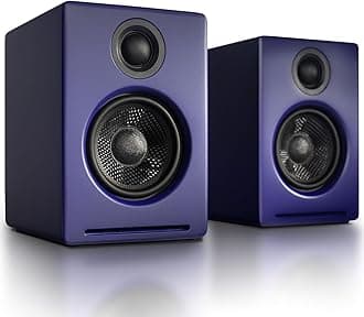 Audioengine A2+ 16 Bit Limited Edition Wireless Bluetooth Desktop Speakers - 60W Computer Speakers for Music and Gaming
