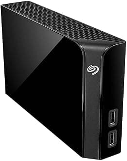 Seagate Backup Plus Hub 8TB Desktop Hard Drive w/Rescue Data Recovery Services