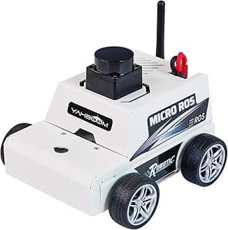 Yahboom ESP32 Smart Robotics ROS2 Humble Robot Kit microROS Robot Car Virtual Machine as Controler 4WD Car,DIY Electronic Python Programming Project for 18+ Teens Adults