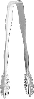 Elegance Silver 86242 Silver Plated Ice Tongs, 7"