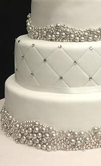 4 in 1 Super Silver Pearl Sugar Sprinkles 6 oz, 4 sizes Candy Pearls Ideal for Baking, Cake and Cupcake Toppers, Cookie Decoration, Ice Cream Topping, Wedding Shower Valentines Halloween Christmas