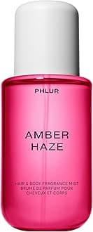 Amber Haze Body Mist, 8 Fl Oz - Hair and Body Perfume for Women, Amber & Vanilla Body Spray with Saffron, Jasmine and Musk Fragrance