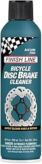 Finish Line Bike Brake Cleaner Spray Can, Disc Rotor Cleaner, Acetone Formula, Extends Part Life (10 Fl OZ, Gray)