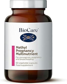 Methyl Pregnancy Multinutrient - with Folate, Zinc, and Vitamin B12 - for Conception, Pregnancy & Breastfeeding - 60 Capsules