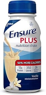 Ensure Plus Therapeutic Nutrition Vanilla Flavor Liquid, 27 Vitamins, 8 oz – 6 Pack