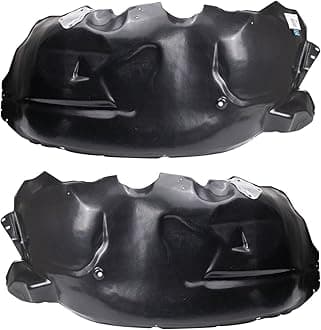 TRQ Front Inner Fender Liner Set Compatible with 2004-2008 Ford F-150 FO1248125 FO1249125