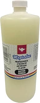 Magic Line Butter Vanilla Flavoring Oil for Baking - Replaces Vanilla Flavor Extracts (32 Ounces)