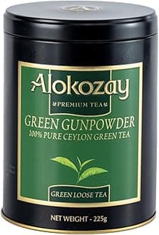 Alokozay Green Gunpowder Loose Tea - 225 gm