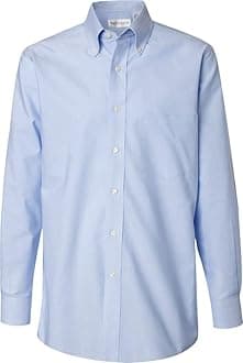 Van Heusen Long Sleeve Button Down Pinpoint Shirt