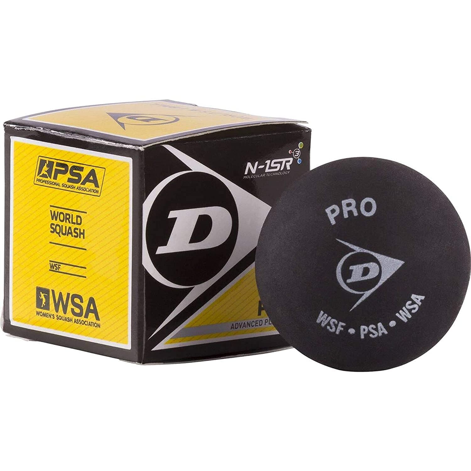 Pro Squash Ball Double Yellow Dot
