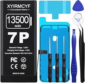 13500mAh Super Capacity Battery Compatible with iPhone 7 Plus, 0 Cycle Li-Polymer Replacement Battery for iPhone 7 Plus, with Professional Repair Tool Kit