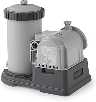 Intex C2500 Krystal Clear Cartridge Filter Pump for Above Ground Pools: 2500 GPH Pump Flow Rate – Improved Circulation and Filtration – Easy Installation – Improved Water Clarity – Easy-to-Clean