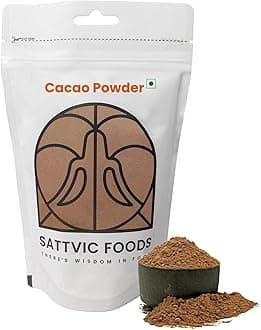 Artisanal Cacao Powder (200 g) Produced from Non-Alkalized Cacao beans | Unsweetened | Sourced from Kerala | High in Antioxidants | Use in Baking, Smoothies, Truffles