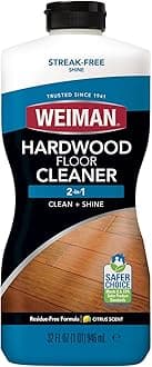 Hardwood Floor Cleaner - 32 oz - Non-Toxic Finished Hardwood Oak Maple Cherry Birch Design - Professional Safe Streak Free - Packaging May Vary