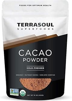 Raw Organic Cacao Powder, 2 Lbs (2 Pack) - Raw | Keto | Vegan