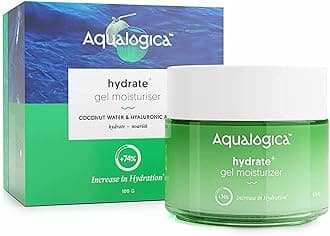 Aqualogica Hydrate+ Gel Moisturizer with Coconut Water & Hyaluronic Acid for Day & Night for Men & Women - For Normal, Dry & Combination Skin -100g