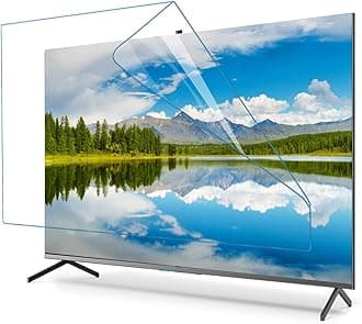 HAMIMI 43-58 Inch Tv Blue Light Screen Protector, Frosted Anti Glare Lcd Display Protector Film, Blue Light Blocking Filter Film, Fits Lcd, Led, 4k Oled and Qled Hdtv Displays,Matte-49in(1075X604) mm