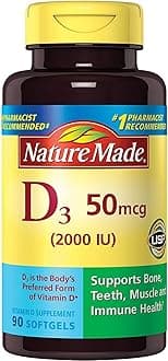 D Vitamin 2000 IU Liquid Softgels, 90 Capsules (Pack of 2)2