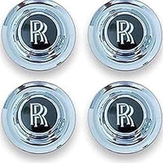 GDGFBYEH 4 Pcs Car Wheel Center Cap Covers for Rolls Royce 60MM, Build Car Rim Center Cover Set Vehicle Wheel Cap Covers