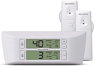 AcuRite 00986A2 Refrigerator/Freezer Wireless Digital Thermometer