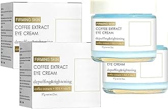 Caffeine Eye Cream For Dark Circles And Puffiness, Korean Retinol Fix Eye Cream For Tightening And Firming Skin (2Pcs)