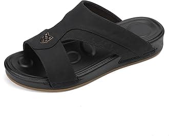 Arabic Slippers Men's Sandal Light Weight Slip On Ultra Soft Massage Grip Breathable Medical Water Proof Traditional Outdoor Arabic Sandals for Slippers Men, 44 EU