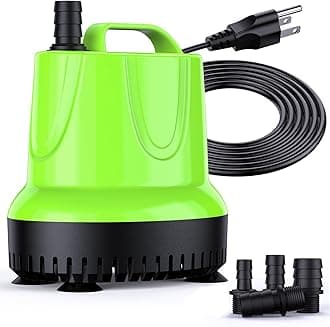 FREESEA Fountain Submersible Water Pump: 660GPH 40W Small Sump Pump - Pond Pump for Outdoor Hydroponic Statuary Waterfall Aquarium Fish Tank