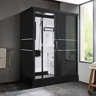 Prefab Luxury Integrated Bathroom Pod All in One Modular Shower Room & WC Unit for Hotels,Residences, & Commercial Spaces (Size, Medium 74X47X84 INCH 6, All-in-One Bathroom Module)