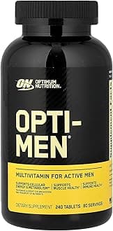 Optimum Nutrition Opti-Men Daily Multivitamin Supplement, 240 Count
