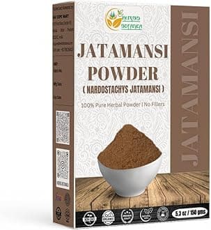 Herbs Botanica Jatamansi Root Powder Natural (Nardostachys Jatamansi), Natural Spikenard for Hair Growth, Stress Relief & Ayurvedic Formulations, 5.3 oz / 150 gm