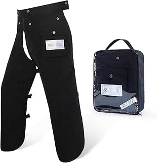 Chainsaw Chaps Apron 8-Layer Wrap for Men/Women Loggers Forest Workers Protective Chain Saw Pants Adjustable