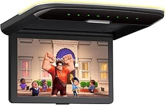 XTRONS 10.2 Inch Car Overhead Player, 1280 * 720 IPS Screen, Flip Down Car TV, HDMI, USB, AV Input