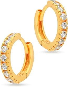 Malabar Gold & DiamondsGold Earrings for Women 22k Gold Pure | 22kt (916) BIS Hallmark Gold Earrings | 22 k Gold Stud Earrings for Birthday, Wedding, Anniversary & Women's Day Gift