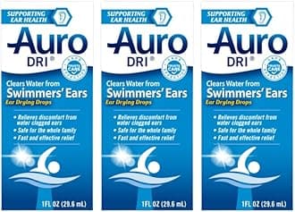 Dri Ear Water-Drying Aid, Helps Swimmers’ Ear, 1 Fl Oz (Pack of 3)