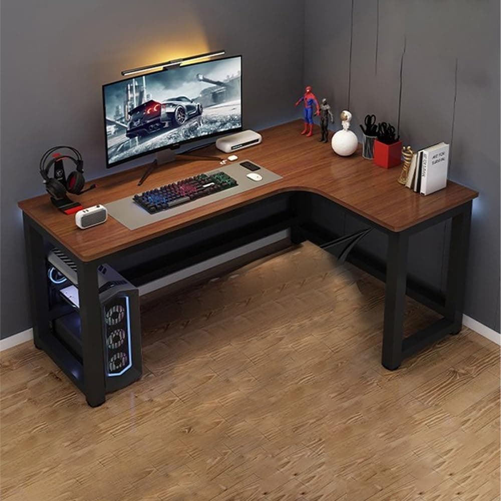 KEKE Computer and Multifunction Table Home Office Workstation 140X120 cm (Right Corner)