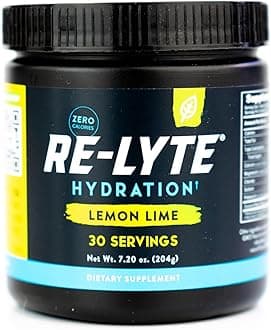 REDMOND Re-Lyte Electrolyte Drink Mix Lemon Lime, 30 serving SMALL 6.88oz jar