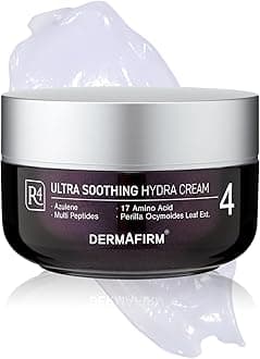Ultra Soothing Hydra Face Cream R4 w/Azulene, Multi Peptides, 17 Amino Acids & Perilla Leaf | Daily Face Moisturizer for Strengthening & Repairing | No Animal Trial No Paraben 1.69 fl oz