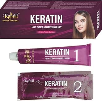 Kamill Professional Keratin Hair Straightening Kit ( Hair Straightening Cream And Neutralizing Cream ) 165 g