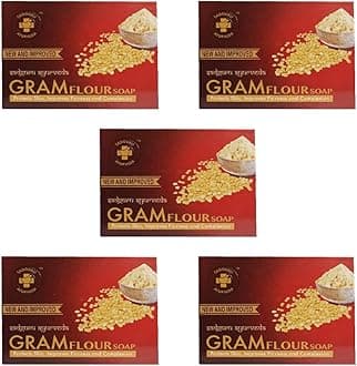 AYURVEDA - SOAPS (GRAM FLOUR) Pack of 5