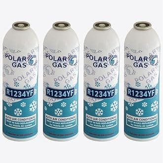 4KGA Car Aircon AC 4pcs R1234yf Compatible Refill Recharge Regas Gas 444gr